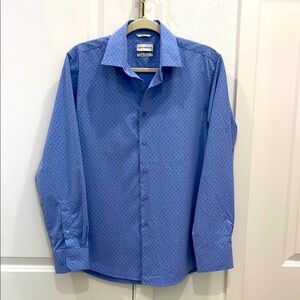 Lucky Brand Mens- Blue Casual Button Down Shirt . M